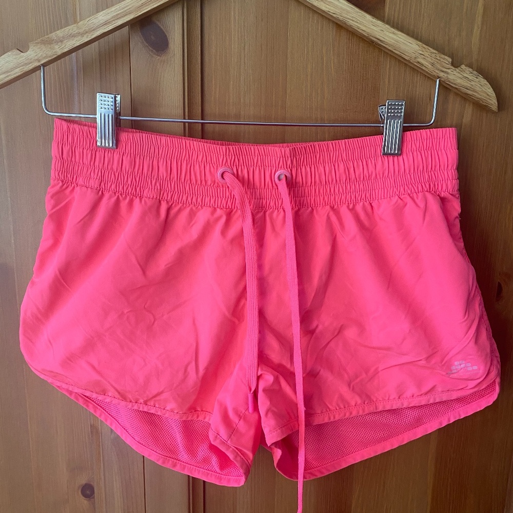 Pink sport shorts